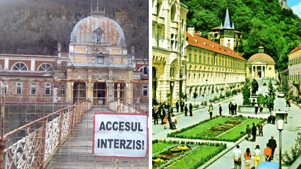 Băile Herculane, de la măreție și opulență la RUINĂ