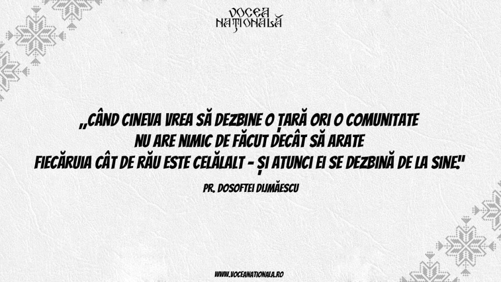 Părintele arhimandrit Dosoftei Dijmărescu, monah la Mănăstirea Putna și exarh cultural, absolvent de Matematică la București, a fost membru al ASCOR, organizație care a unit tinerii ortodocși după 1990, inspirându-i să-și caute drumul către Dumnezeu.