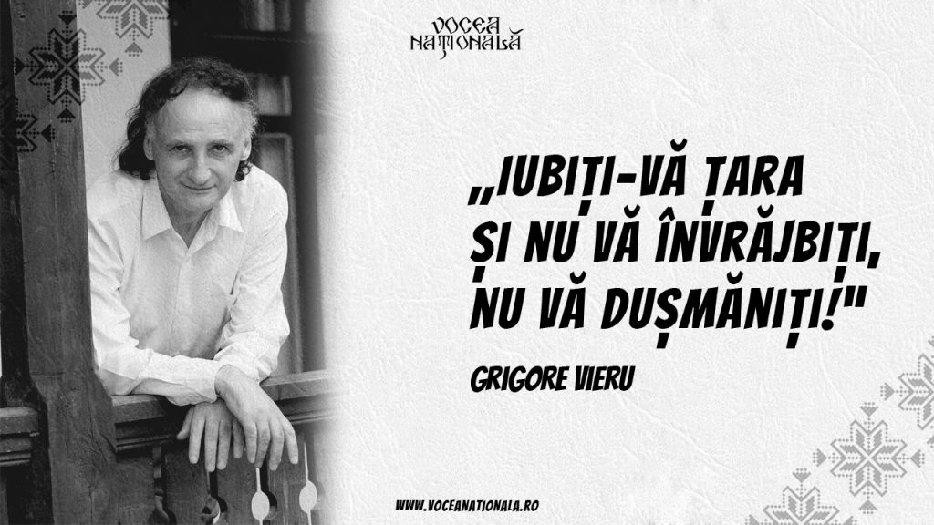 Grigore Vieru, poet român din Republica Moldova, a promovat identitatea națională, limba română și valorile culturale. Recunoscut pentru poezii dedicate dragostei materne și libertății, a influențat literatura și renașterea națională basarabeană.